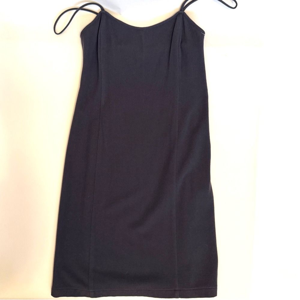 Armani Jeans Wool and Cashmere Dress with Spaghetti Straps